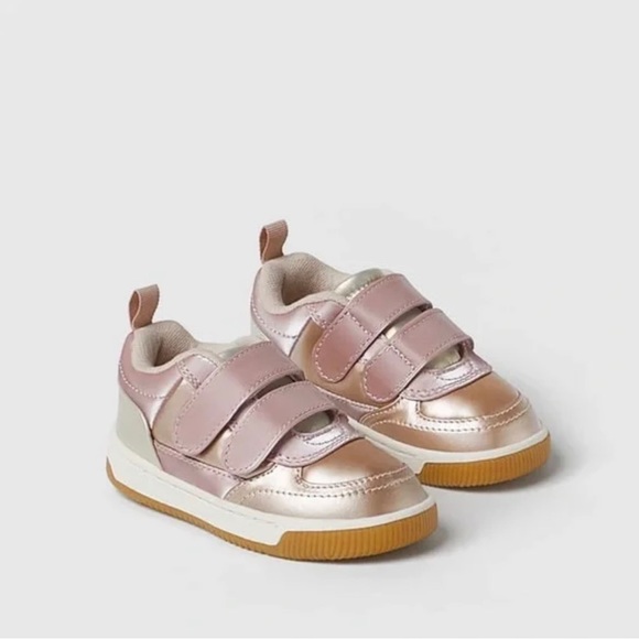 Zara Shoes Zara Shiny Quilted Sneaker Size 7 Toddler Poshmark